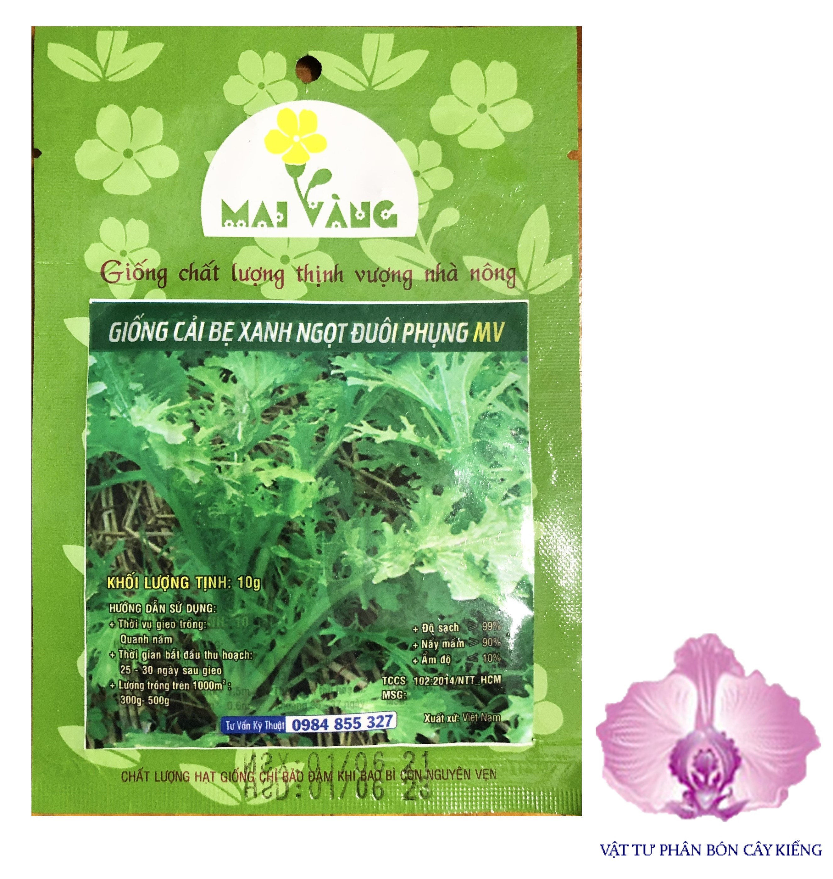 Hạt giống cải bẹ xanh ngọt đuôi phụng mv - #890d#