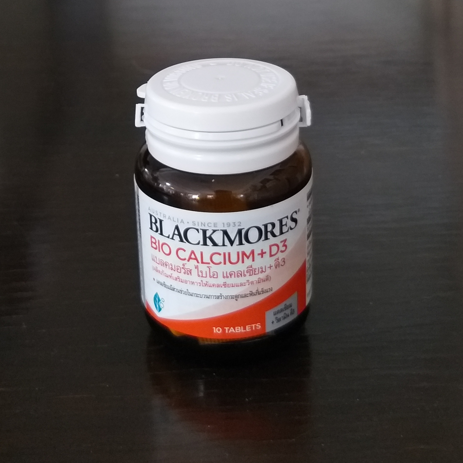 (3 x 10 = 30 tabs) Blackmores Bio Calcium+D3 แบลคมอร์ส ไบโอ แคลเซียม+ดี ...