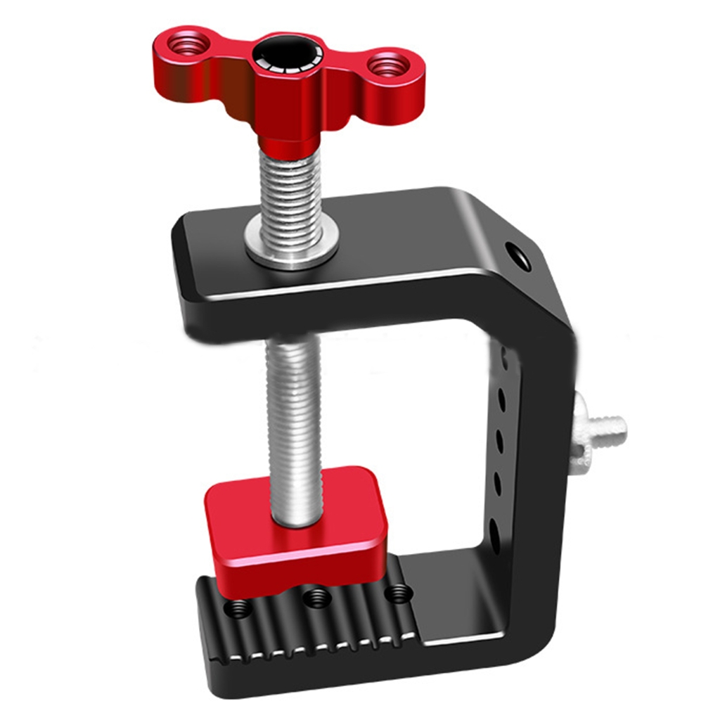 C Clamp Camera Clamp Mount with 1/4" Screw for Photo Studio Video DSLR Cameras