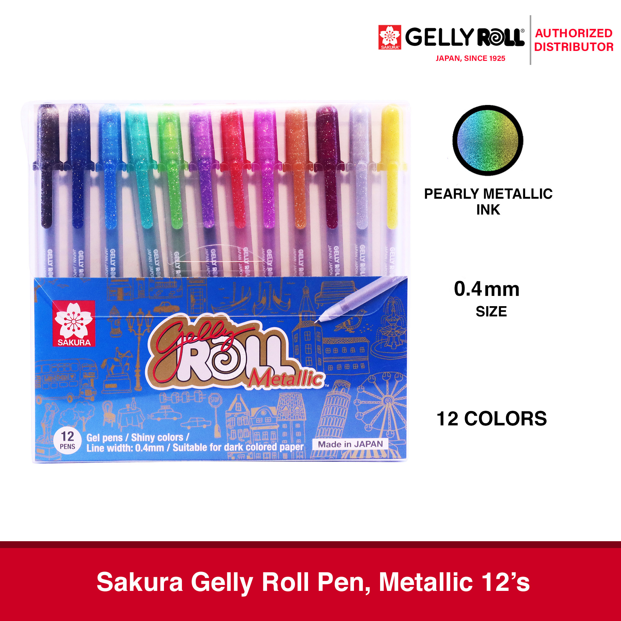 Sakura Gelly Roll Medium Point Pen, Blue, 0.4 mm