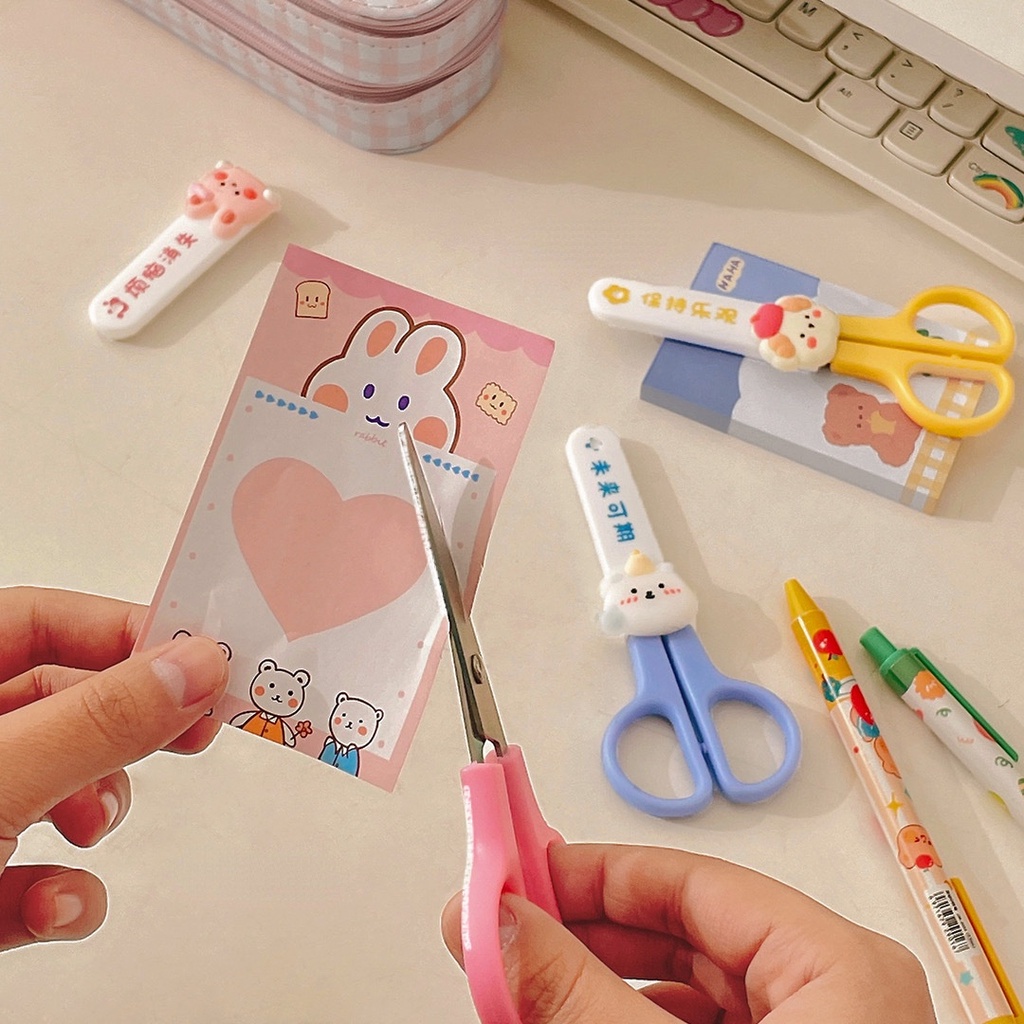 Kéo Cắt Giấy Thủ Công mini Dễ Thương Cho Bé