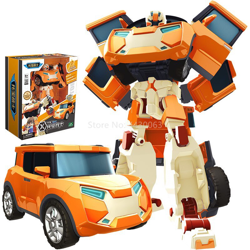 Besar ABS Tobot Transformasi Mobil Ke Robot Korea Kartun Bersaudara Anime Tobot Deformasi Pesawat Mesin Api Mainan