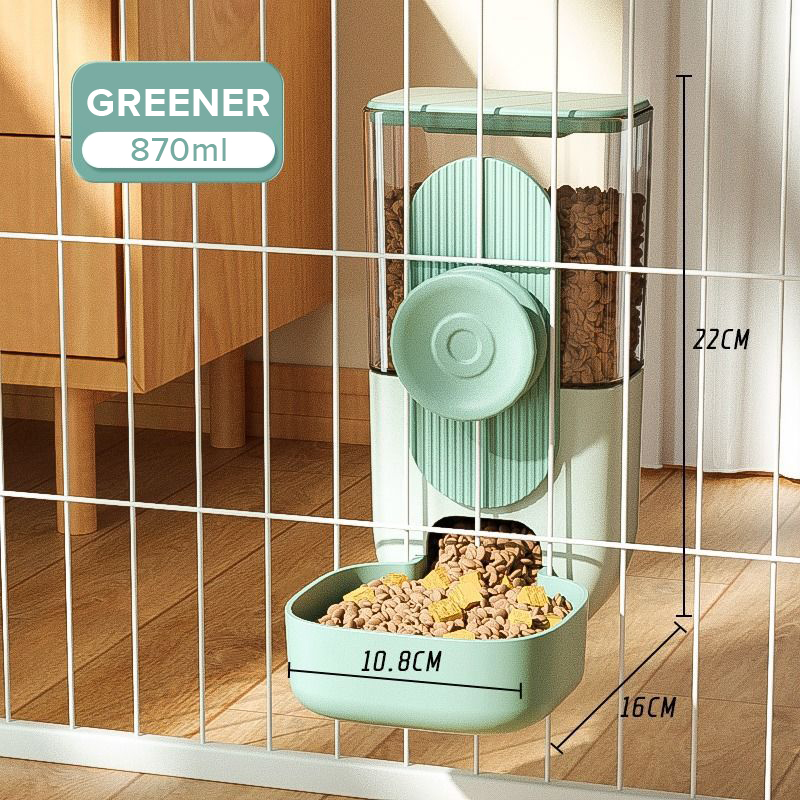 Pet Automatic Hanging Bowl Dog Cage Water Dispenser Cat Hanging