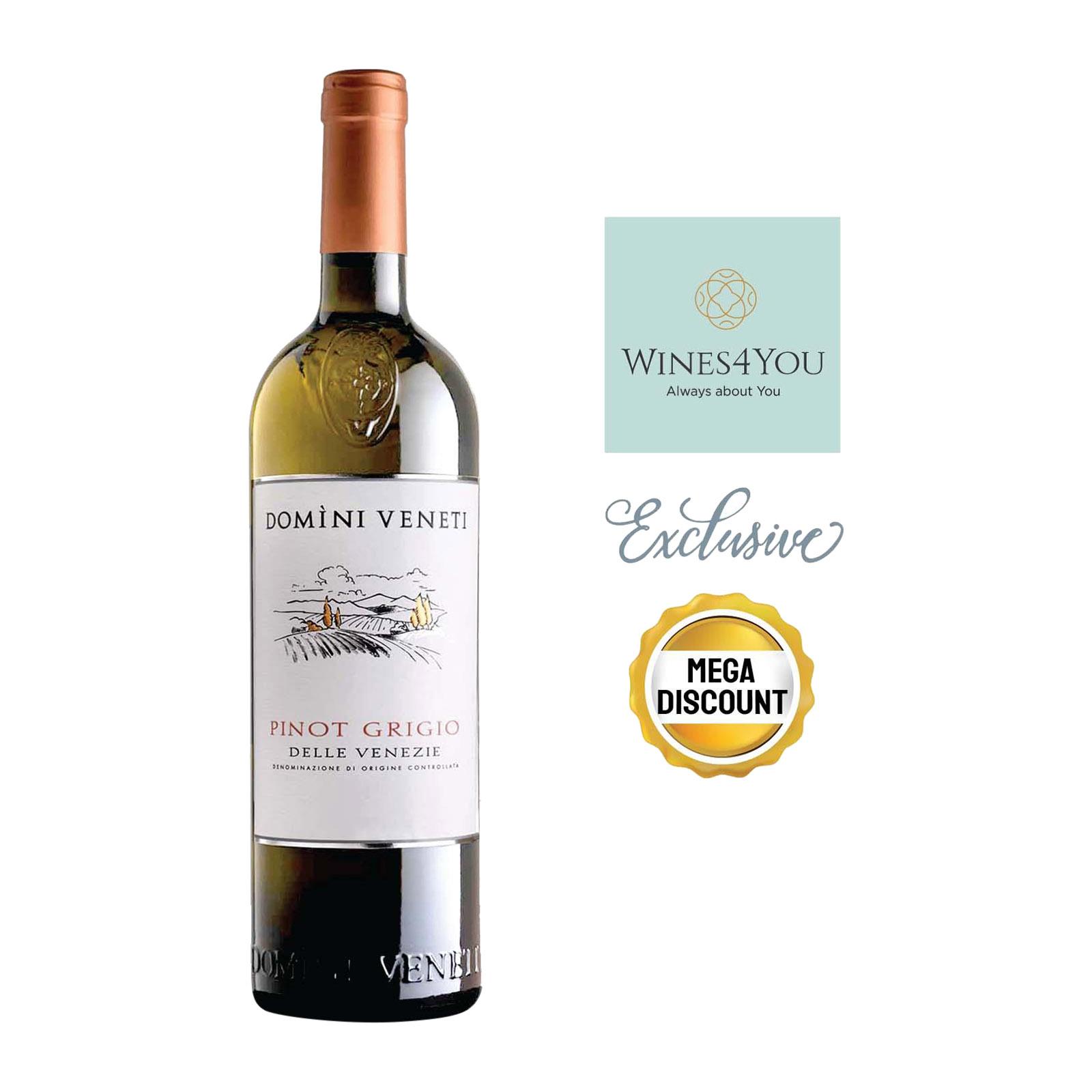 Domini Pinot Grigio DOC Italy White Wine 2022 Lazada Singapore