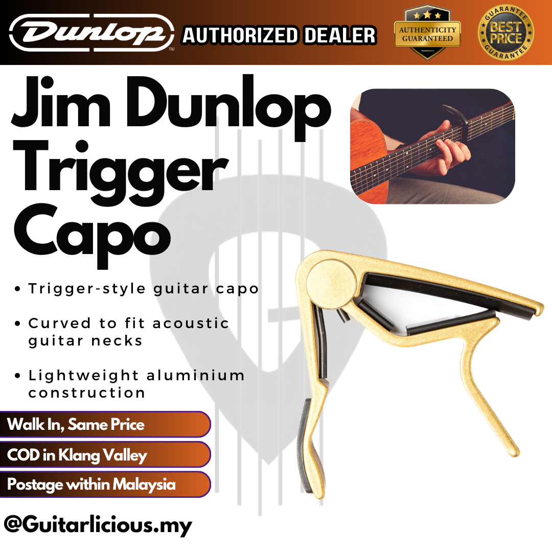 JIM DUNLOP TRIGGER CAPO ACOUSTIC CURVED