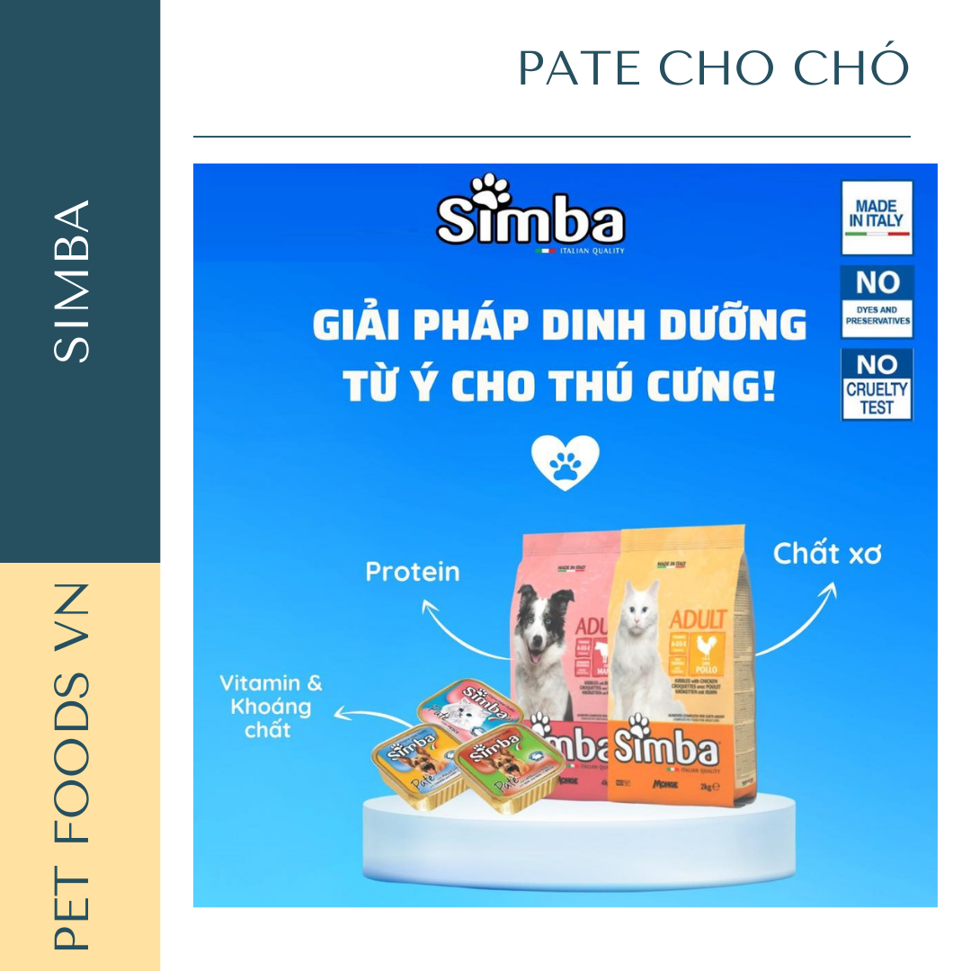 Pate cho chó SIMBA