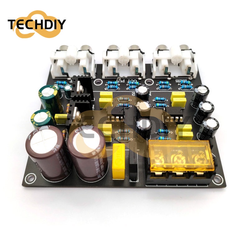 Electronic Active Crossover 2 Way NE5532 Pre-Stage Linkwitz Riley Filter Frequency Divider