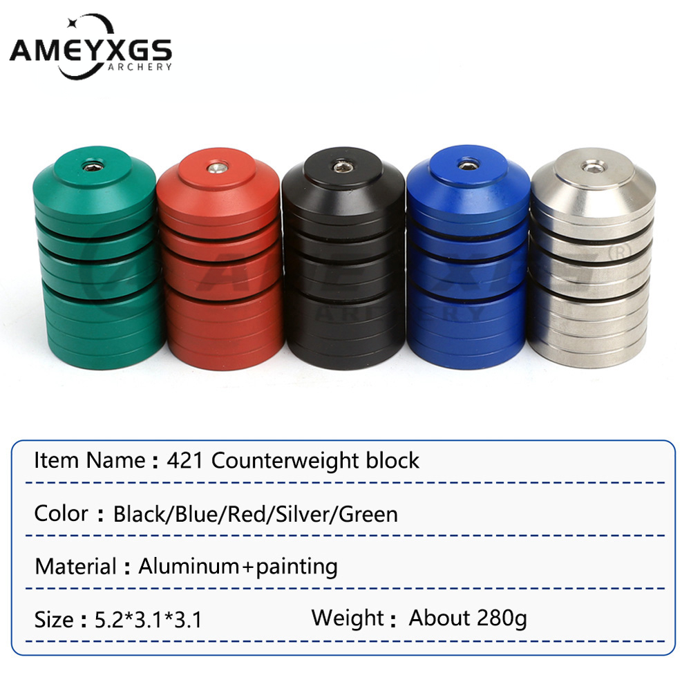 AMEYXGS Counterweight Block Bow Stabilizer Balance Bar Bow Riser Weight Set