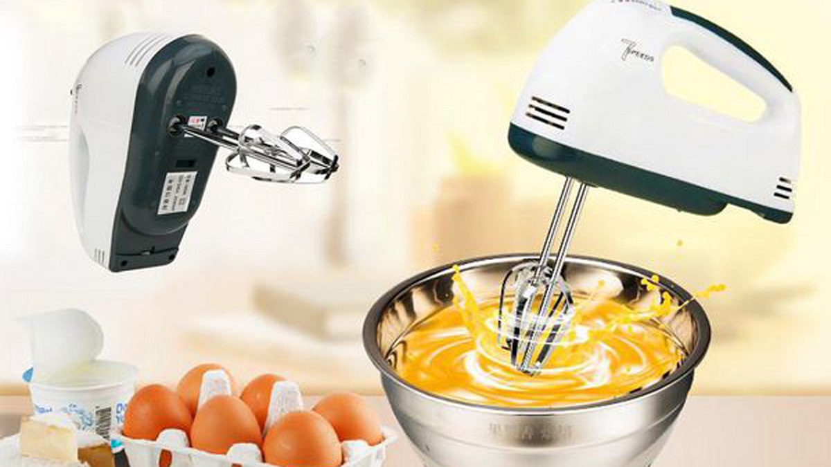 Máy Đánh Trứng Cầm Tay 7 Tốc Độ Công Suất 180W