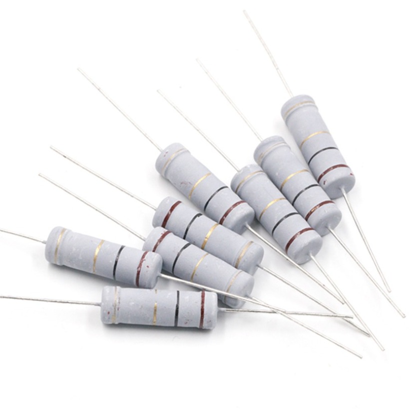 10pcs 5Watts 5W Metal Oxide Film Resistors 5% 100 120 150 180 200 220 ...