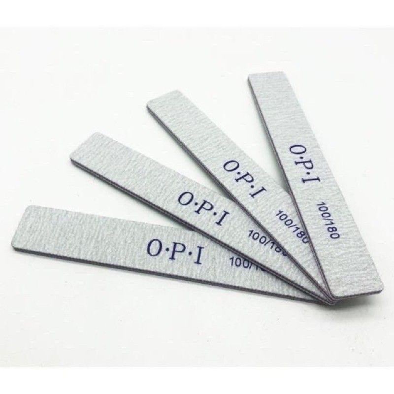 Dũa mỏng hiệu Opi, dũa móng tay, dũa móng gel, móng bột 180/240