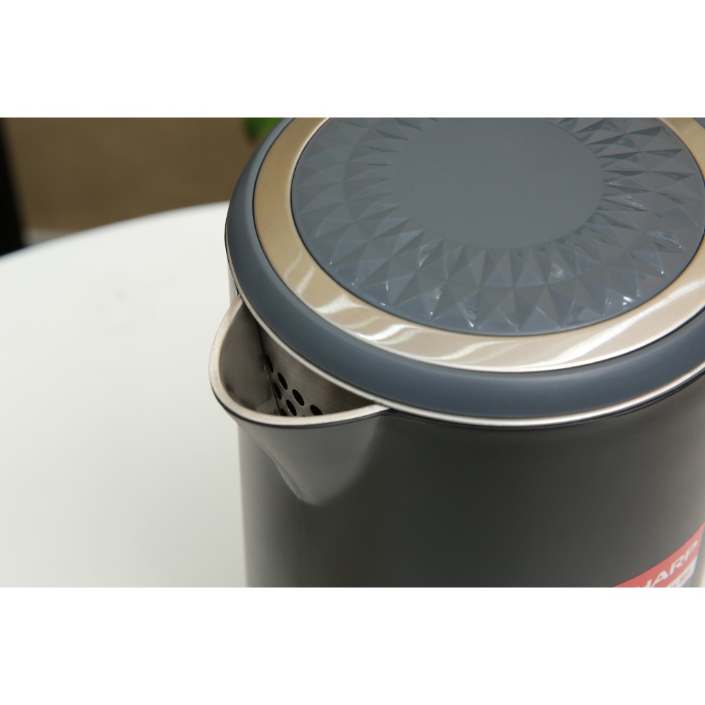 Ấm đun siêu tốc Sharp 1.7 lít EKJ-17EVPS-BK - Hàng chính hãng