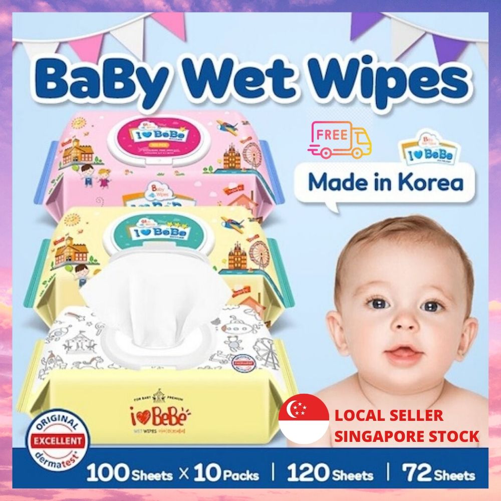 Baby Wipes Wet Wipes Tissues ILoveBeBe 10 Packs / 7201000 Sheets