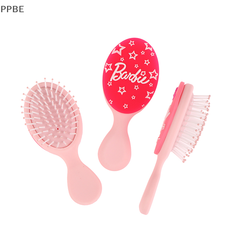 PPBE 1Pcs Fashion Girls Barbie Airbag Comb Kawaii Pink Portable