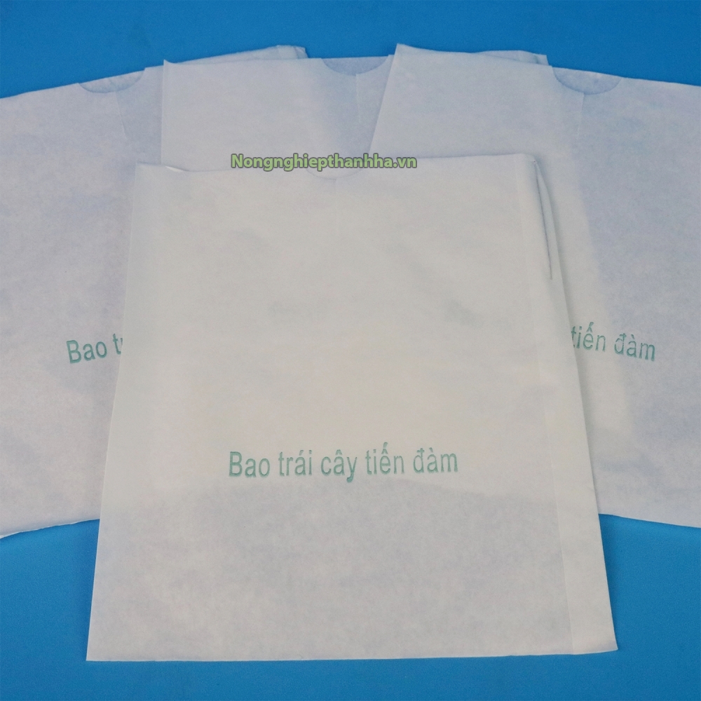 Túi bọc trái ổi chất lượng tốt, bao bọc ổi Thanh Hà sử dụng dây kẽm cỡ 16x20cm - 100 cái