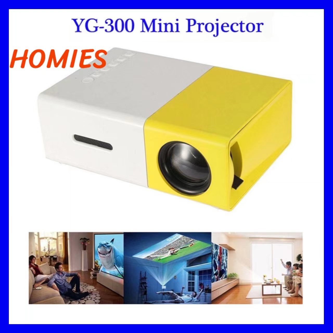 homies YG-300 600 Lumens Mini Portable 
