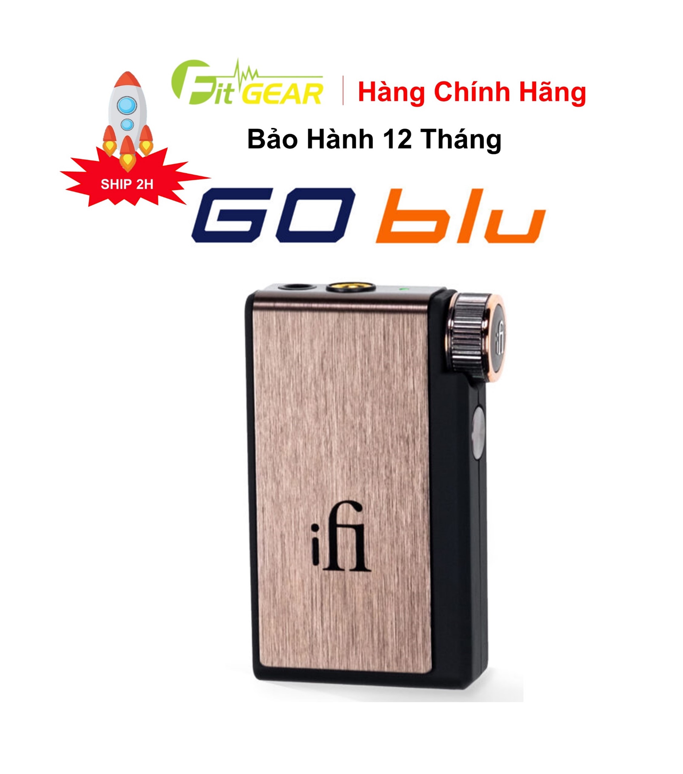Bộ Chuyển Đổi Âm Thanh DAC/Amp iFi Go Blu