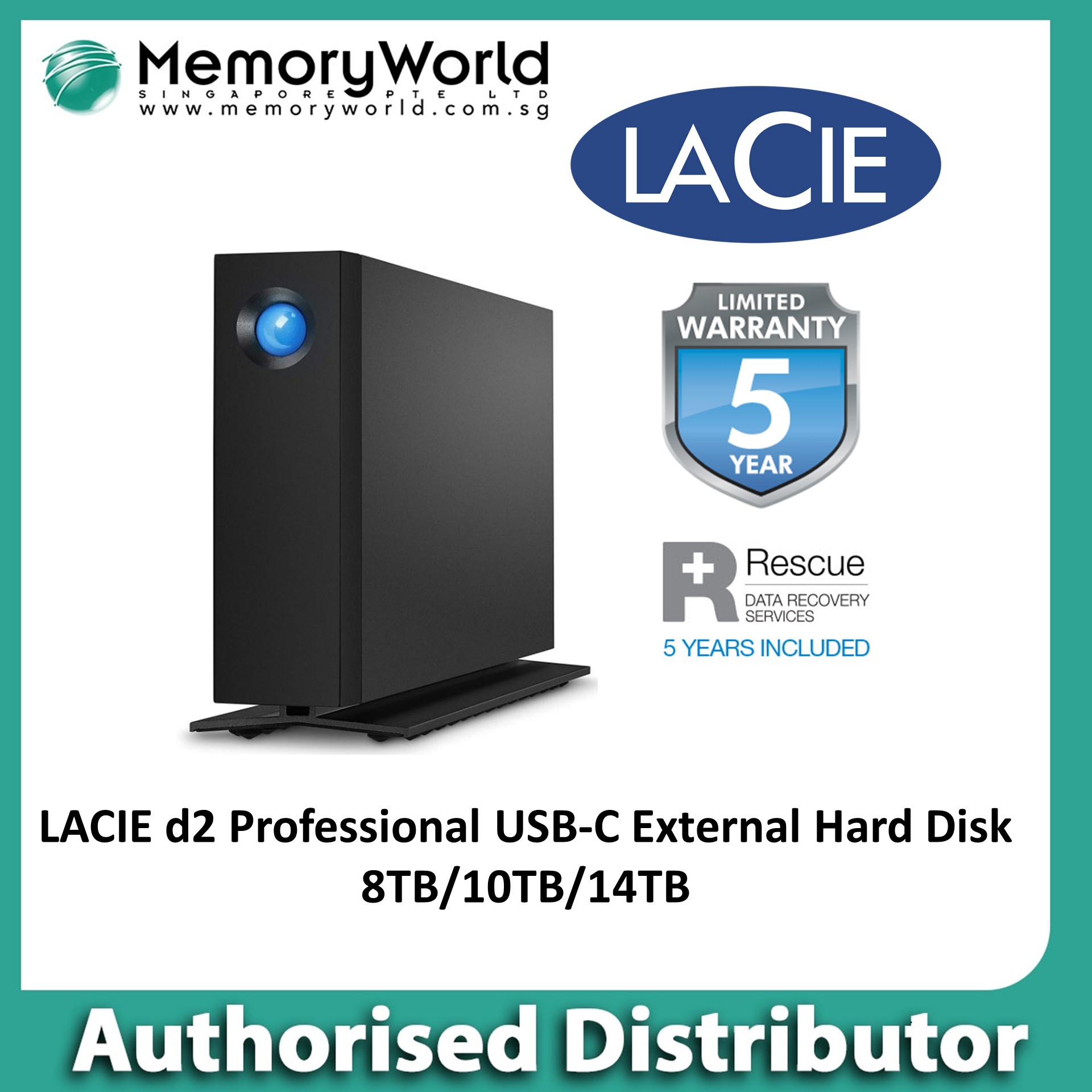 送料無料 LaCie d2 Professional 10TB/ブラック STHA10000800 通販