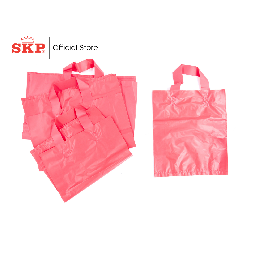 SKP Red HD Soft Loop Handle Kidney Plastic Bag Lazada Singapore