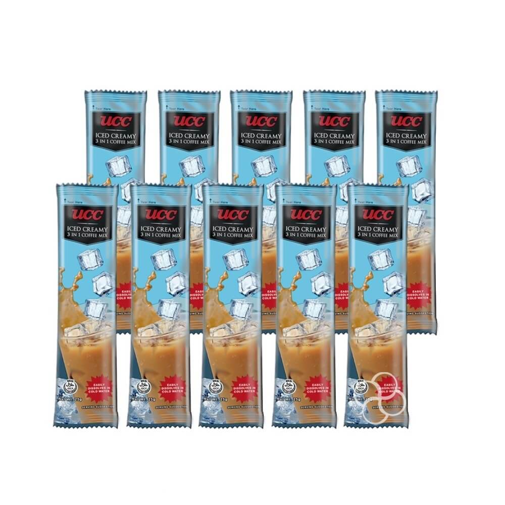 UCC Iced Creamy 3in1 Coffee Mix 10 x 25g Lazada PH