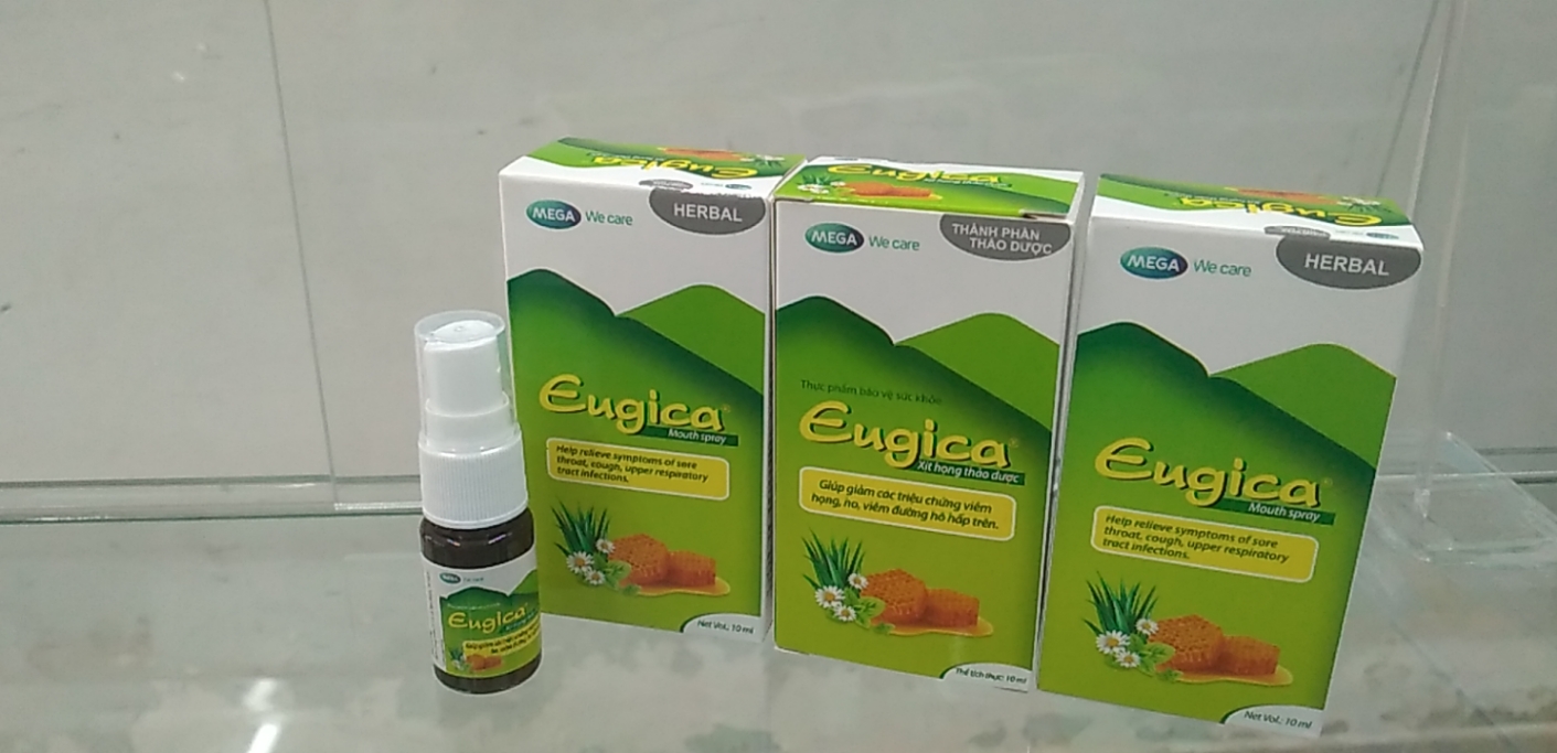 Xịt Họng Thảo Dược Eugica chai/ 10ml