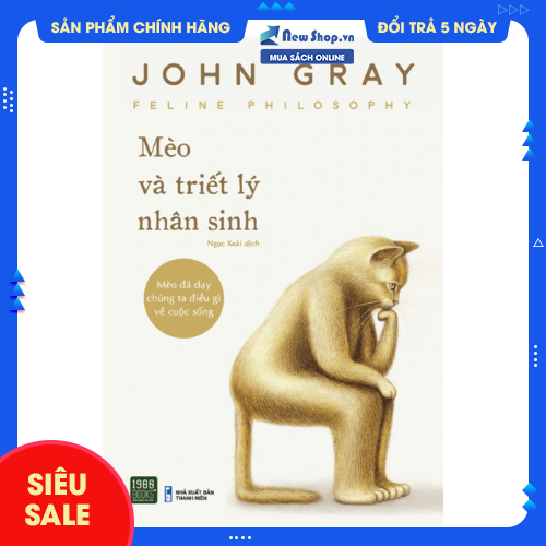 Sách - mèo và triết lý nhân sinh - mèo đã dạy chúng ta điều gì về cuộc sống - newshop