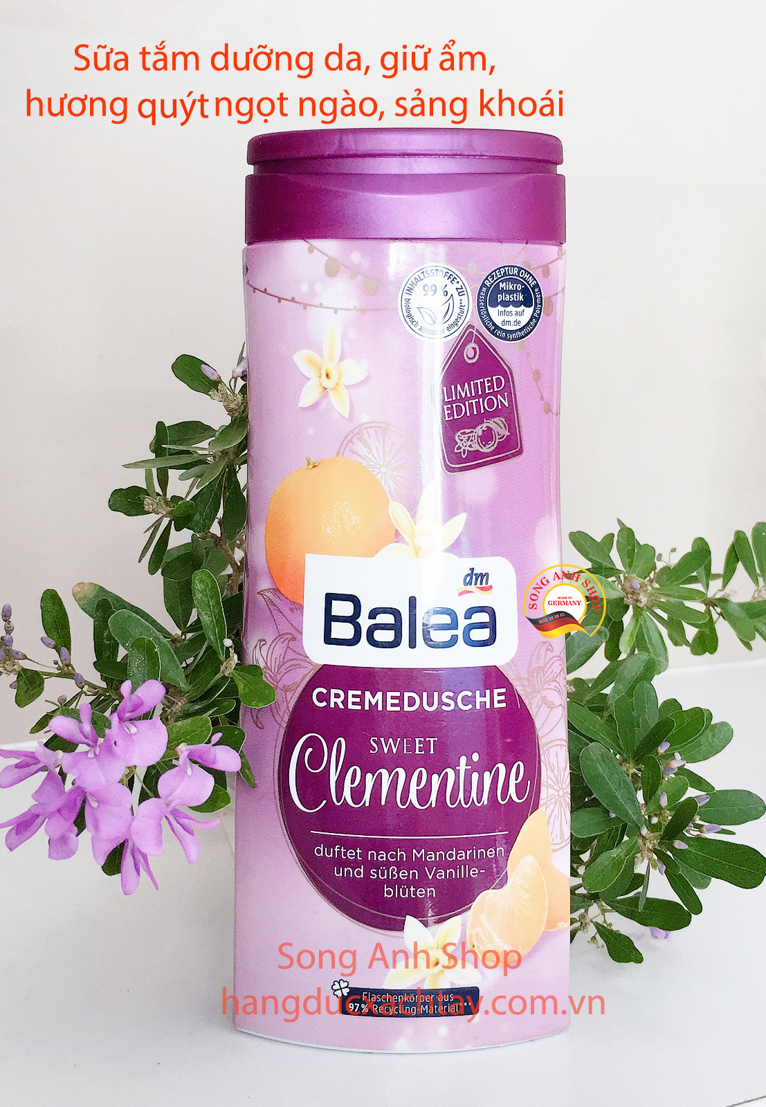 Shower cream Balea limited edition