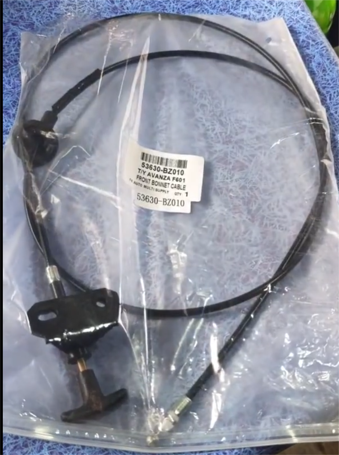 TOYOTA AVANZA F601 F602 2004-2011 FRONT BONNET CABLE 53630-BZ010