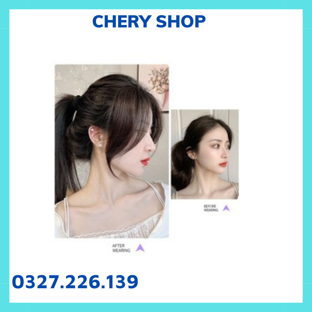 Tóc mái giả layer mái bay phong cách HÀN QUỐC
