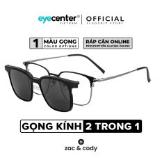 Gọng kính cận nam nữ #A58 2 trong 1 chính hãng ZAC & CODY Titanium nhập khẩu by Eye Center Vietnam