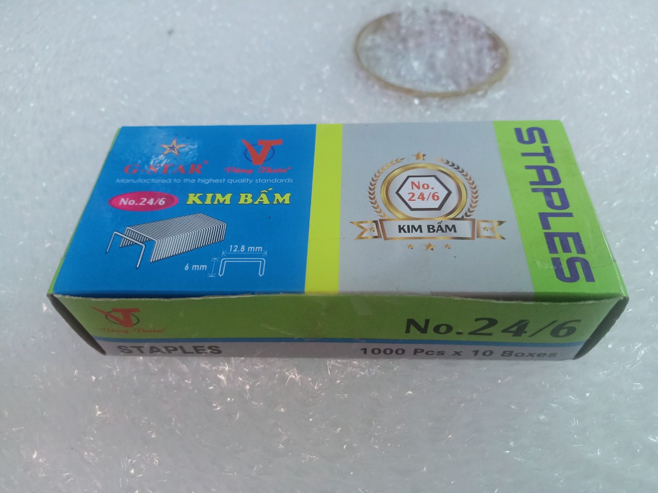 Combo 5 hộp kim bấm số 3 Gstar No.24/6 ( 1 hộp 1000 kim)