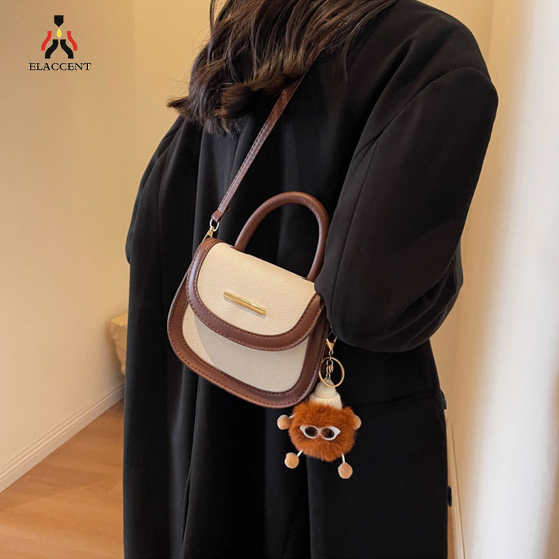ELACCENT Women's Shoulder Bag Exquisite Simple Versatile Crossbody Bag
