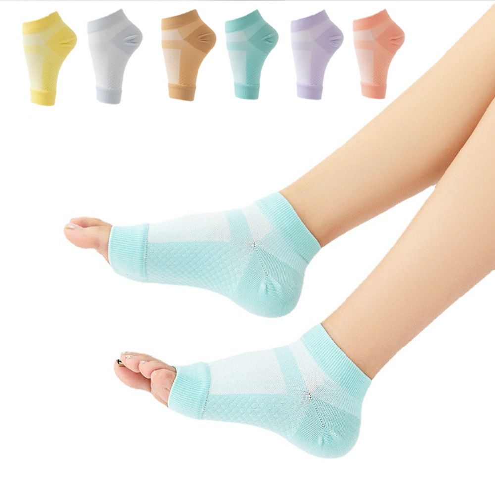 REQUISIT Non-slip Ankle Brace Socks Comfortable Soft Compression Socks Foot Swelling High Elastic Arch Support Brace Socks Yoga