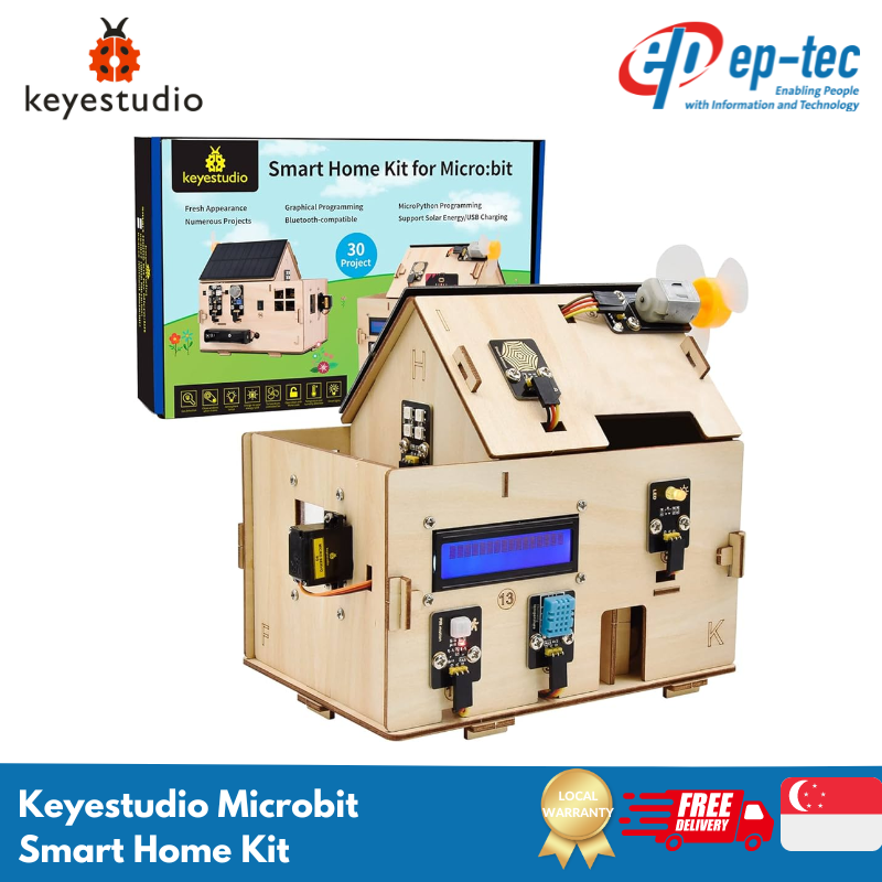 Keyestudio Microbit Smart Home Kit for BBC Micro:Bit (With & Without ...