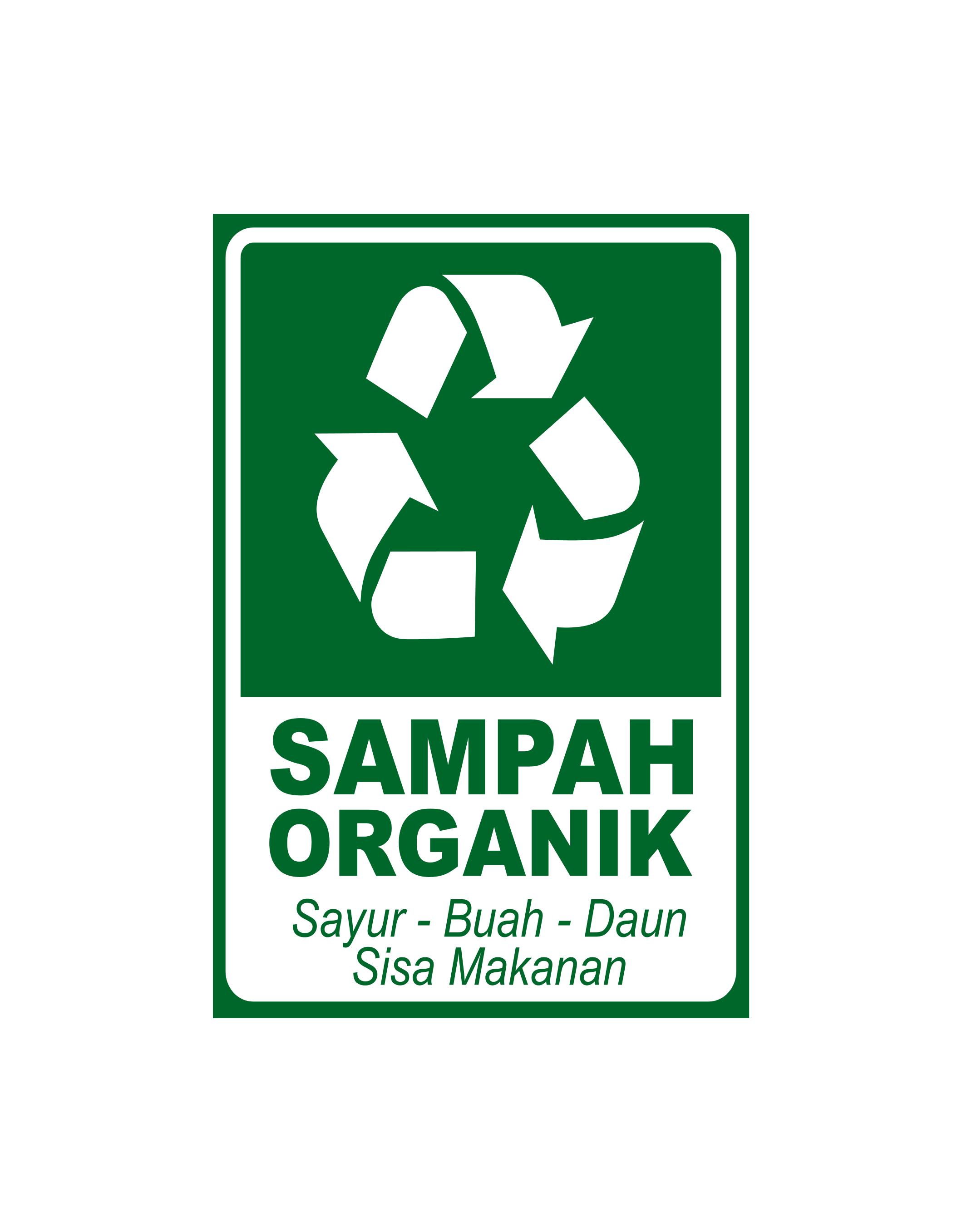 Stiker Sampah Organik Dan Anorganik Tips And Solution 8729