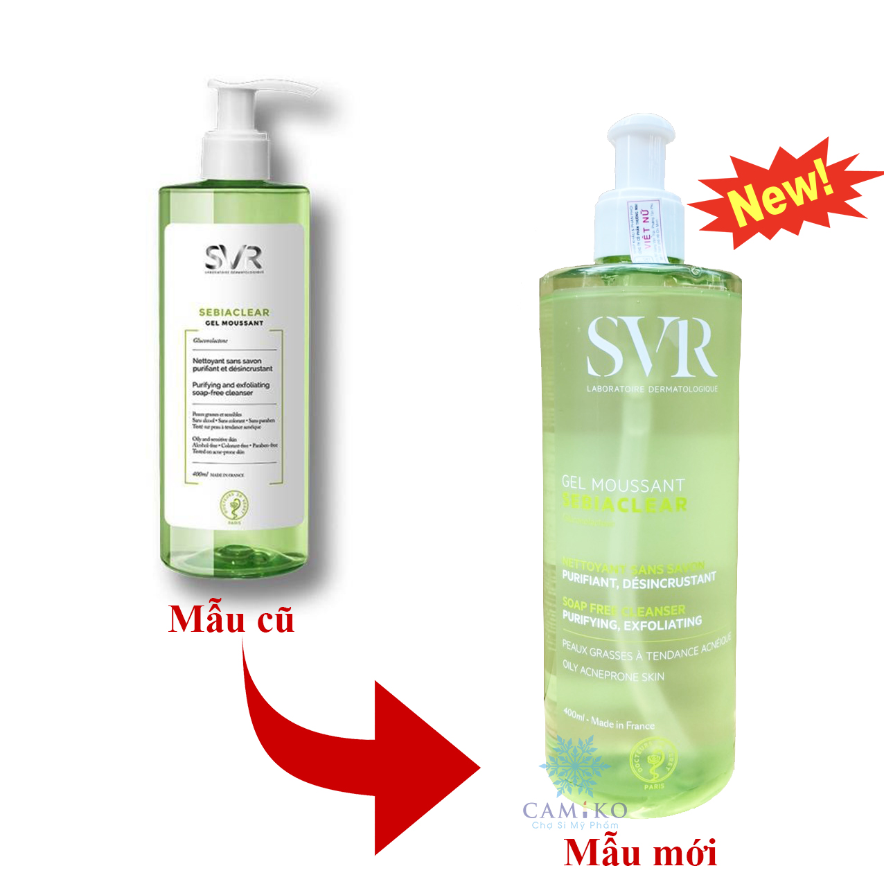 SVR Sebiaclear Gel Moussant 400ml