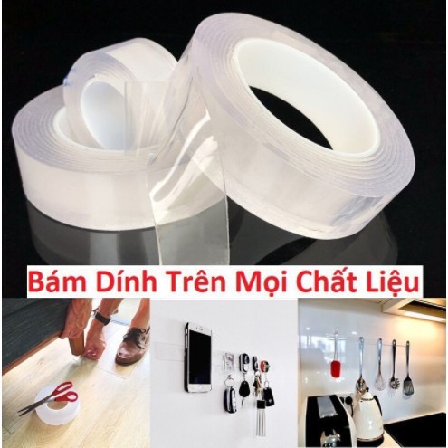 Cuộn keo dán cố định đồ vật trong 3m