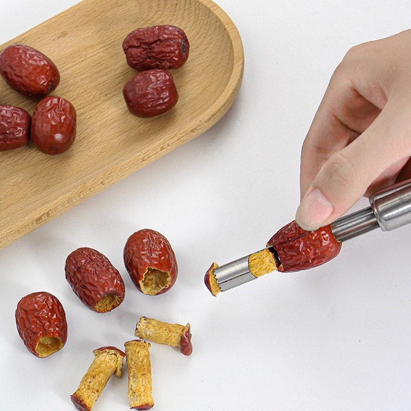 Jujube pit removal tool, red jujube pit removal tool, multifunctional stainless steel, digging hawthorn household jujube milk jujube pit removal tool