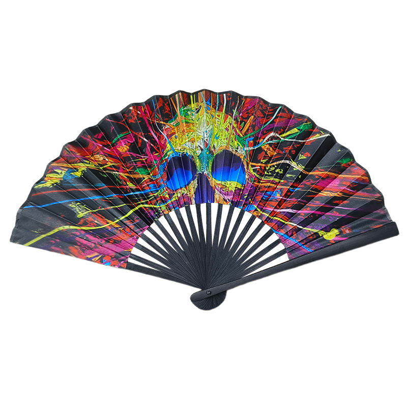 Fan Japan Rave 23CM Foldable Handheld Rave Fan Chinease/Japanese Style Gradient ...