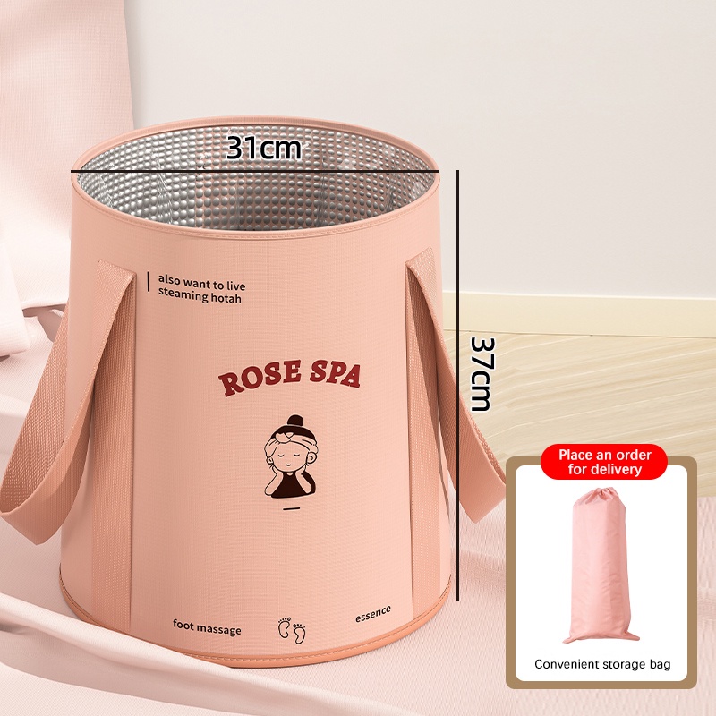 CNMF Portable Foldable Fumigation Foot Bath and Foot Soaking Bag for Household Use