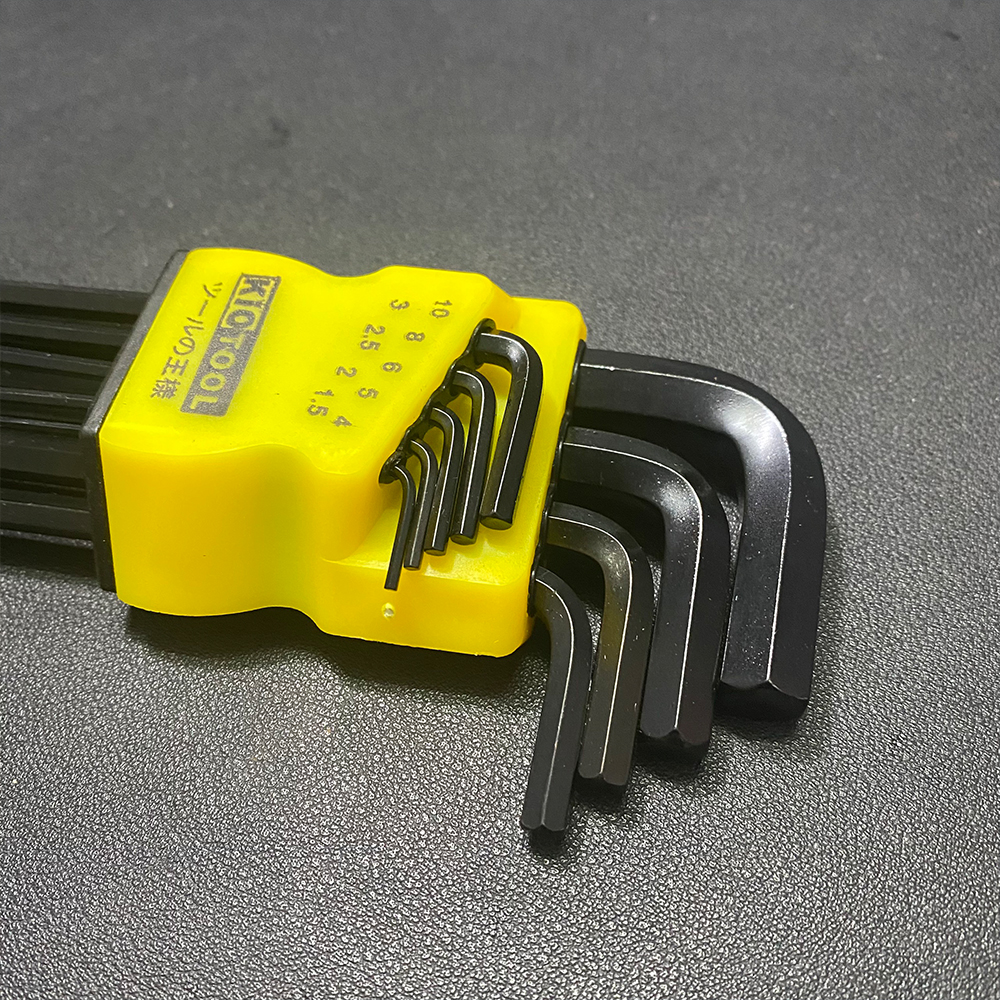 BỘ LỤC GIÁC 9 CÂY HỆ MÉT1.5-10MM KIOTOOL