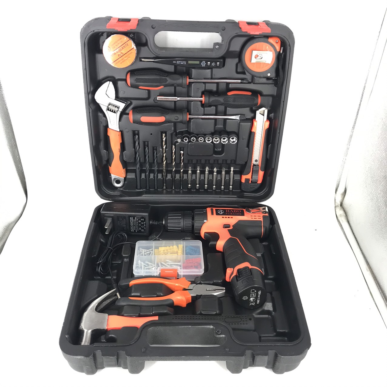 [HCM]BỘ ĐỒ NGHỀ ĐA NĂNG CÓ MÁY KHOAN PIN 92 MÓN