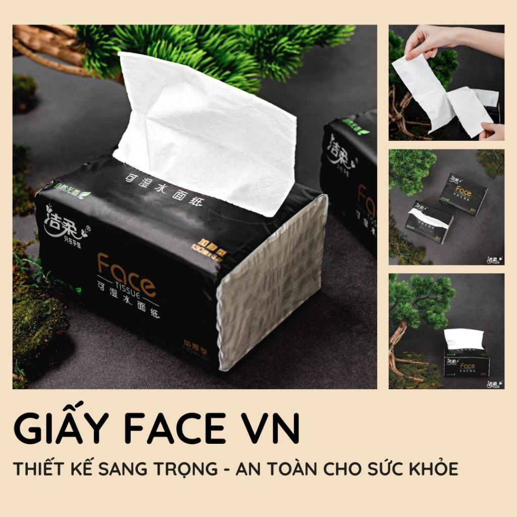 Combo Giấy Face cao cấp - giấy mini