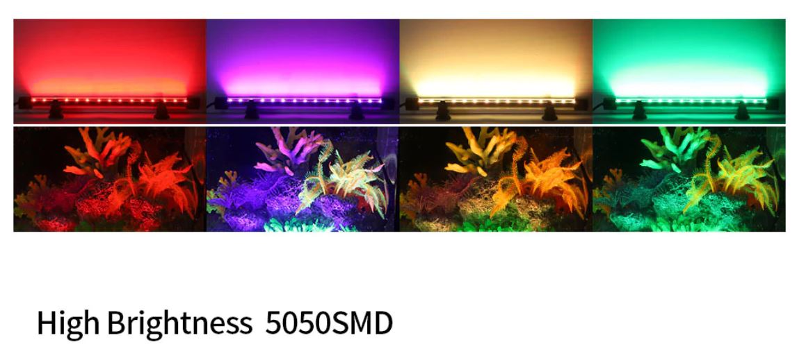 multicolor aquarium light