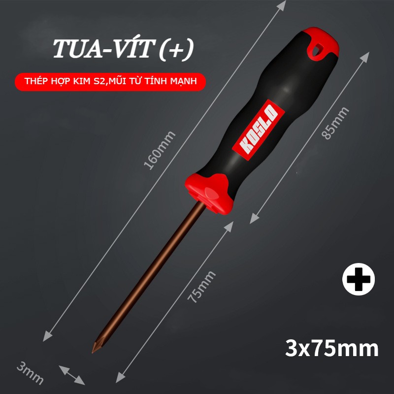 Tua-Vit Từ Tính (Bake/Dẹp) Độ Bền Cao, Cứng Cáp, Nhỏ Gọn