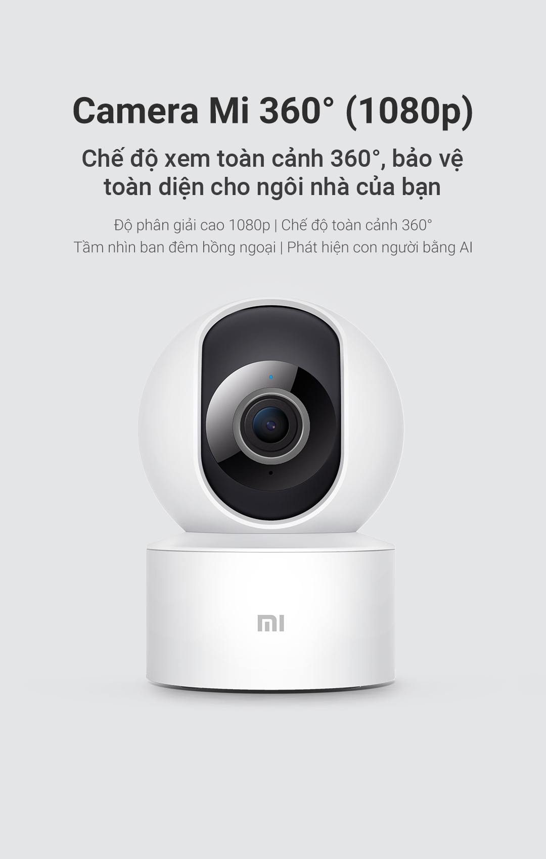 Camera giám sát Xiaomi 360 độ 1080p