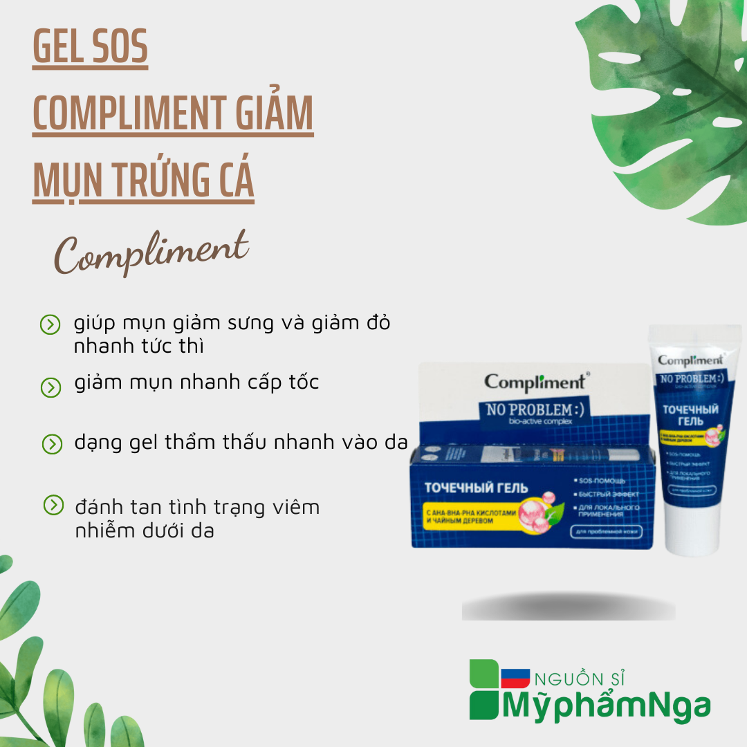 GEL CHẤM MỤN KHẨN CẤP Compliment SOS