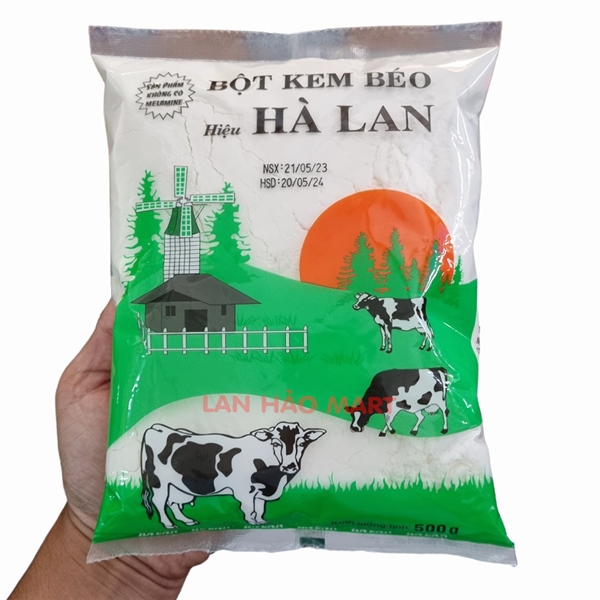 BỘT KEM BÉO HÀ LAN BỘT SỮA HÀ LAN GÓI 500G