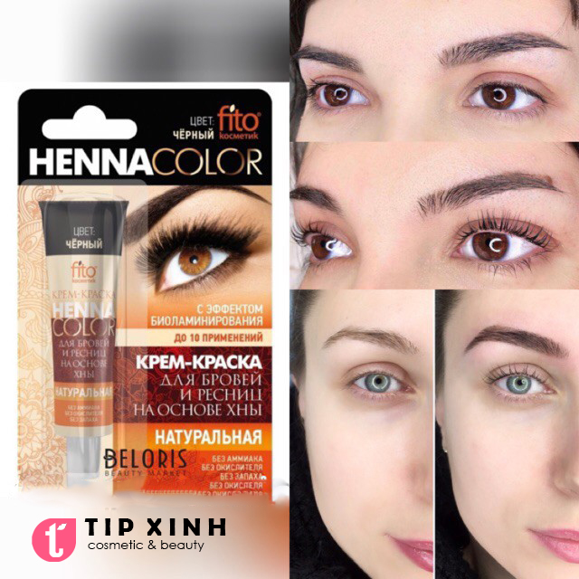 Thuốc nhuộm lông mày và lông mi HENNA COLOR Graphite - 5ml