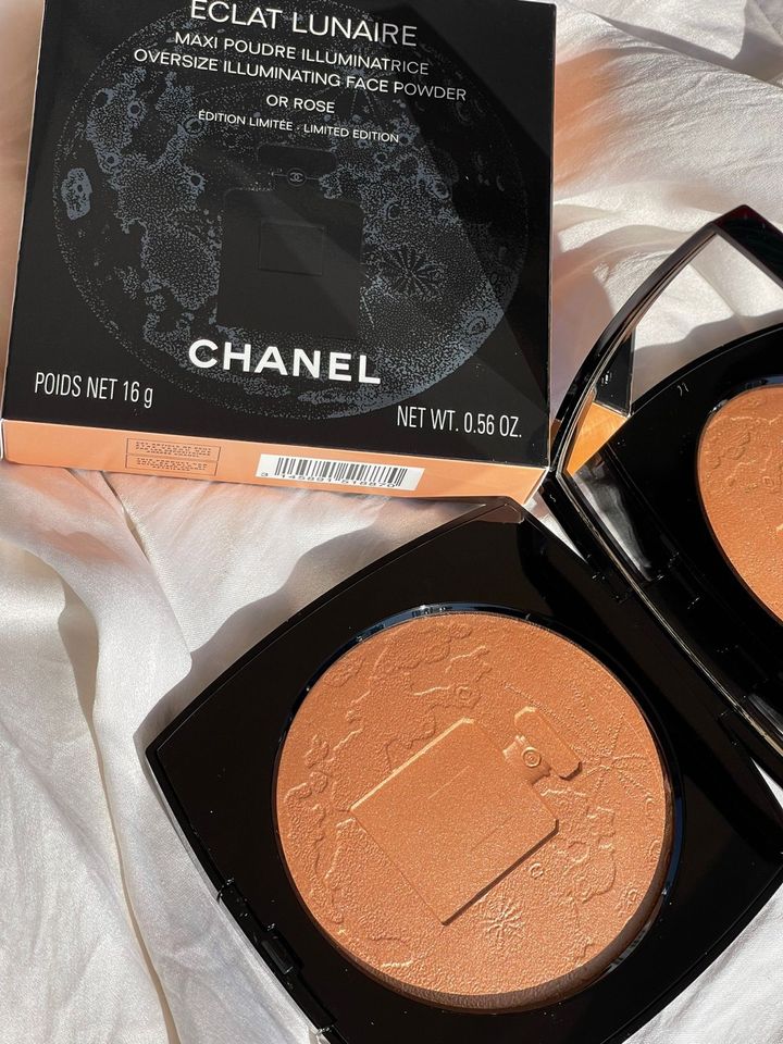 Chanel Eclat Lunaire Oversize Illuminating Face Powder Or Rose Limited  Edition | Lazada Singapore